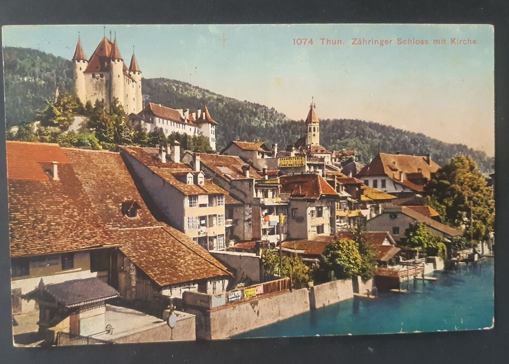 Ansichtskarte Thun Z Hringer Schloss Kaufen Auf Ricardo