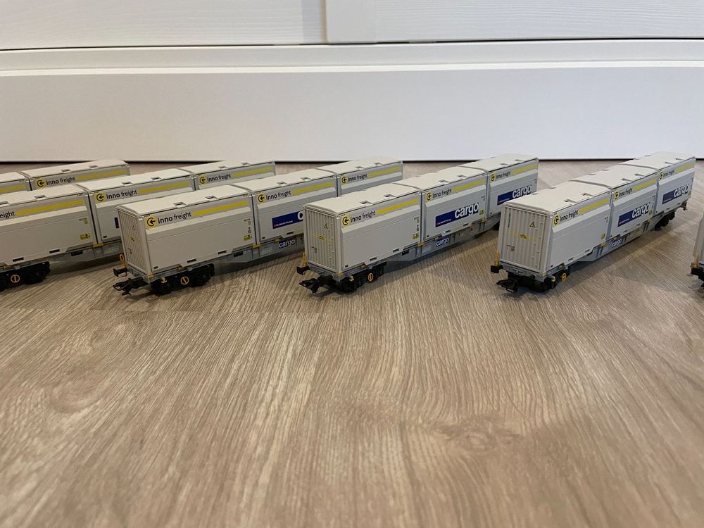 Märklin 9x Containertragwagen Kaufen auf Ricardo