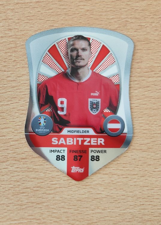 Topps Match Attax Euro 2024 Chrome Shield Sabitzer Kaufen Auf Ricardo