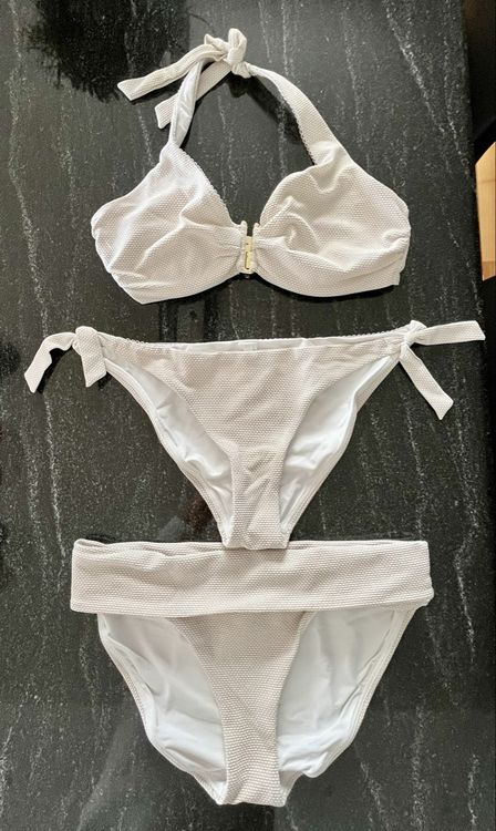 Bikini Beldona weiss gold Gr E Gebraucht in Neuhausen für CHF