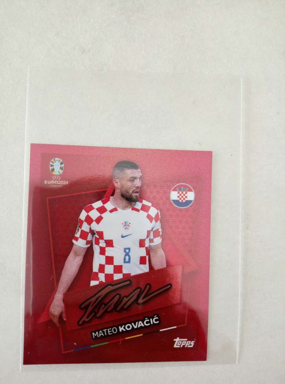 Cro Sp Mateo Kovacic Signiert Topps Euro Kaufen Auf Ricardo