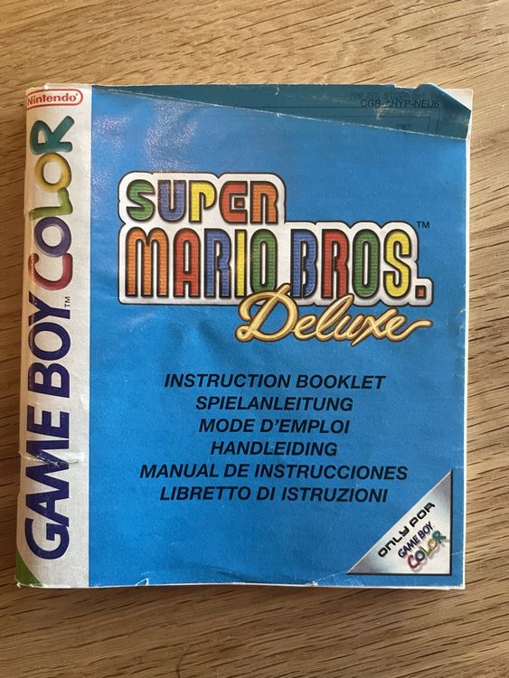 Gameboy Colour Super Mario Bros Deluxe Anleitung Kaufen Auf Ricardo