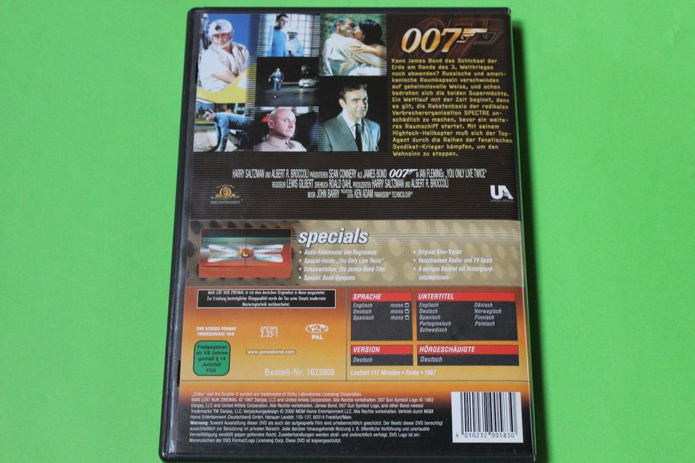 James Bond Man Lebt Nur Zweimal Sean Connery Dvd Kaufen