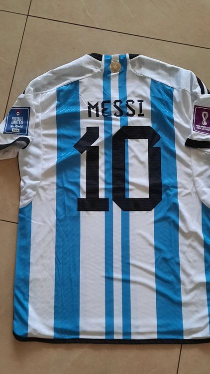 Argentinien Wm Final Trikot Authentic Edition Lionel Messi Kaufen Auf