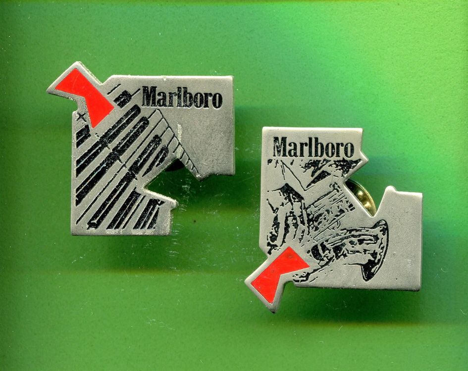 2 Pins Zigarettenmarke Marlboro Kaufen Auf Ricardo