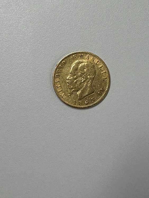 Pce De 20 Lire En Or Italienne Vittorio Emanuele II 1863 Kaufen Auf