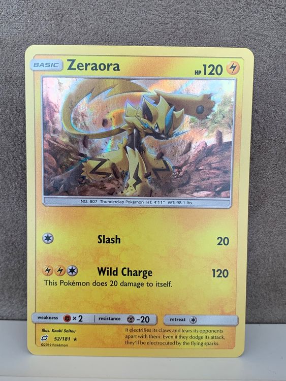 Zeraora Holo Rare Eng Team Up Pokemon Kaufen Auf Ricardo