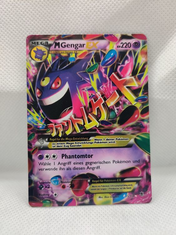 Mega Gengar Ex Pokemon Karte Holo Tcg Phantomkr Fte Kaufen Auf Ricardo