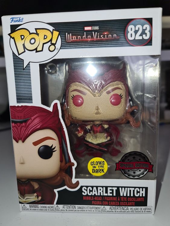 Funko Pop Marvel Wandavision Scarlet Witch 823 GITD Kaufen Auf Ricardo