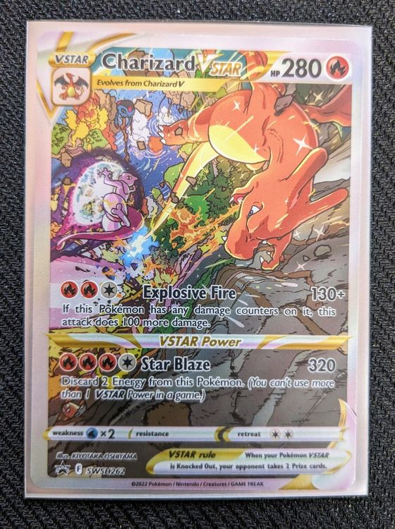 Pok Mon Karte Charizard Glurak Vstar Promo Swsh En Kaufen