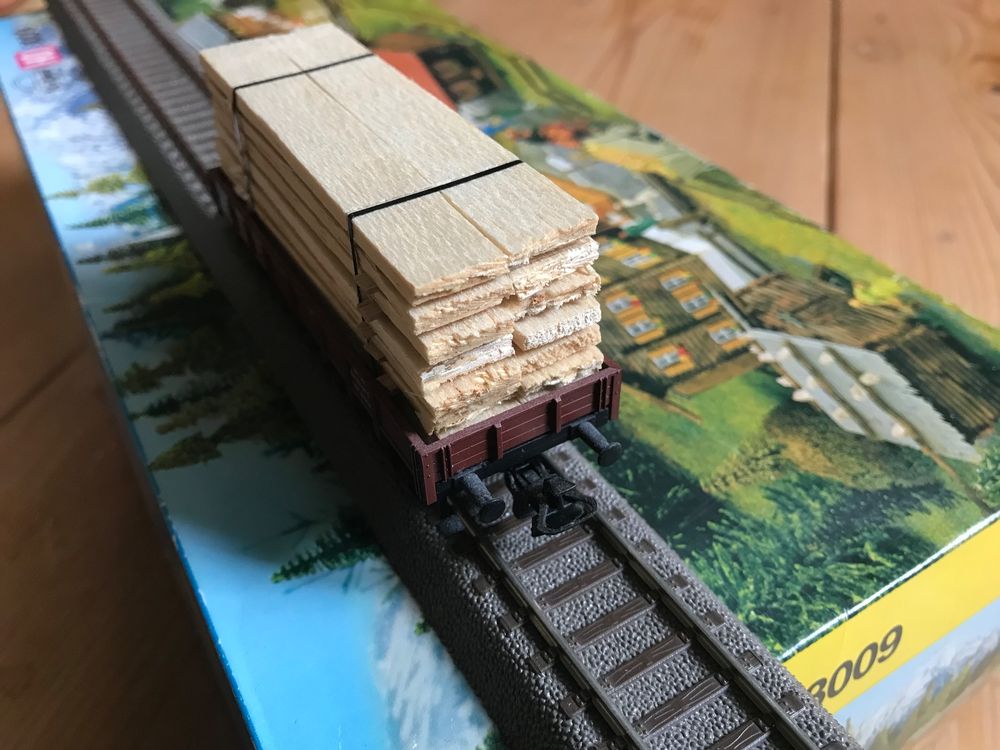 M Rklin Holzwagen Niederbordwagen Mit Holzladung Kaufen Auf Ricardo