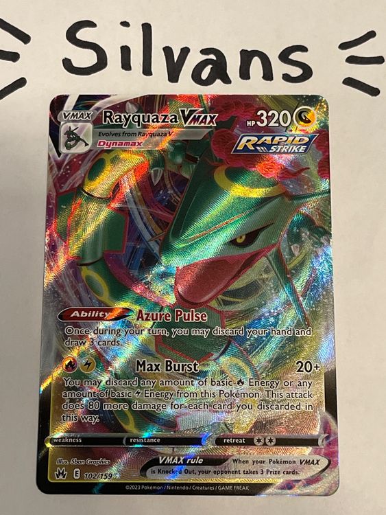 Rayquaza Vmax Crown Zenith Zenit Der K Nige Englisch Kaufen