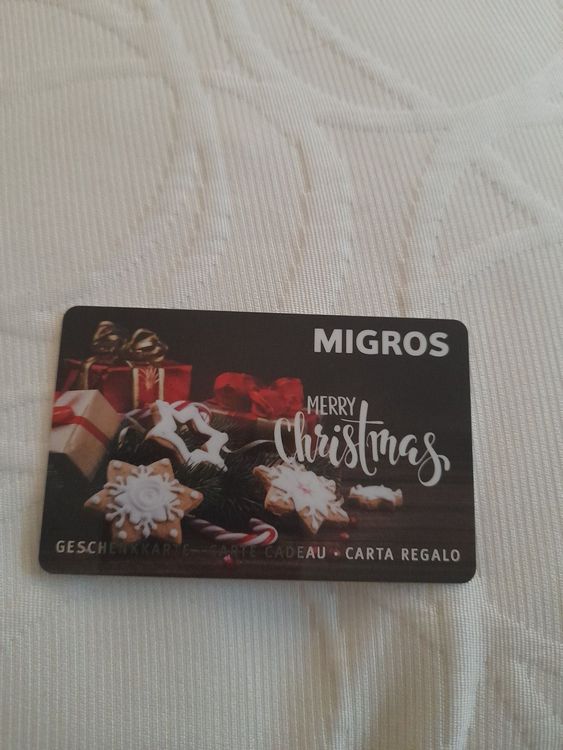 Geschenkkarte Einkaufskarte Migros Chf Kaufen Auf Ricardo