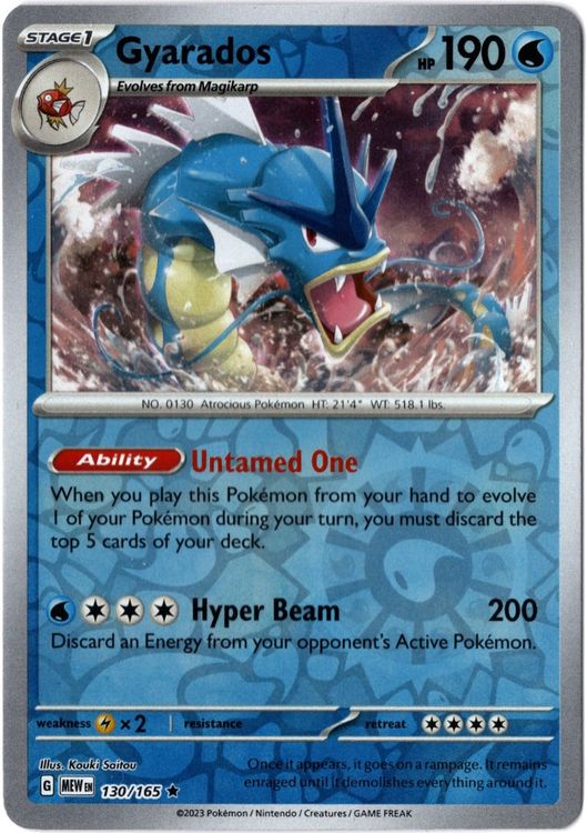 Pokemon Gyarados Garados Reverse Holo Kaufen Auf Ricardo