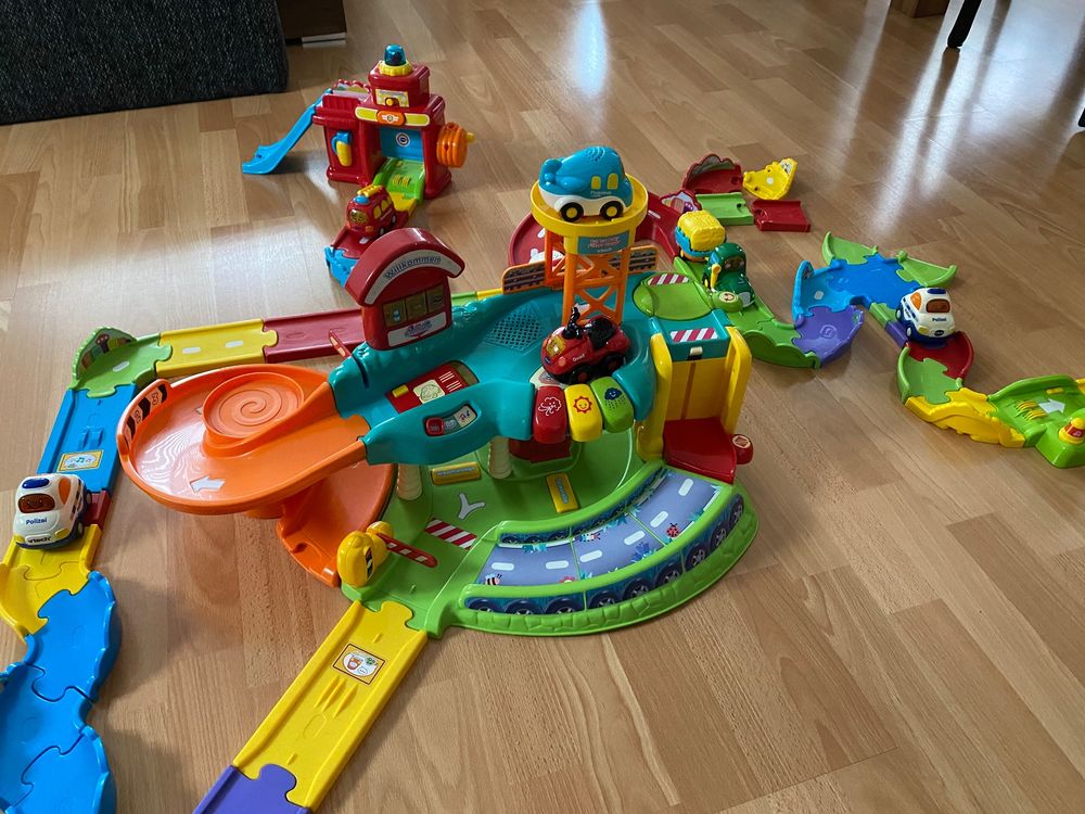 Vtech TUT TUT Baby Flitzer Garage Feuerwehr Brücke Kaufen auf