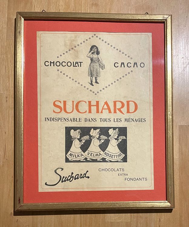 Suchard Gerahmte Werbung Publicit Encadr E Kaufen Auf Ricardo