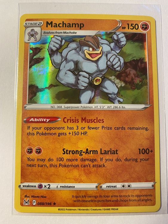 Pokemon Machamp 088 196 Holo Lost Origin EN Kaufen Auf Ricardo