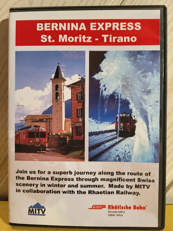 DVD RhB BERNINA EXPRESS St MORITZ TIRANO Kaufen Auf Ricardo