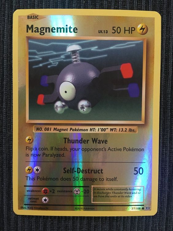 Pokemon Magnemite Reverse Holo XY Evolutions Kaufen Auf Ricardo