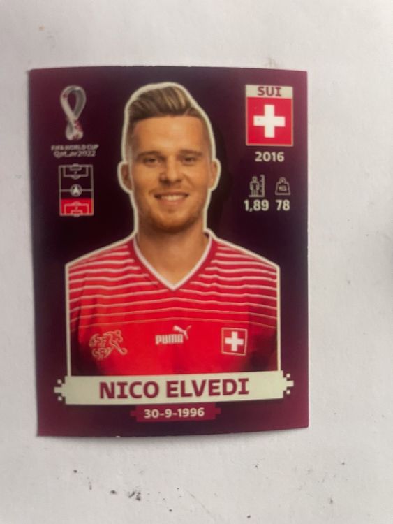 SUI 6 Panini WM 2022 NICO ELVEDI Kaufen Auf Ricardo