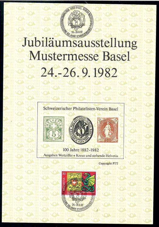 1982 Jubilé Mustermesse Basel Kaufen auf Ricardo