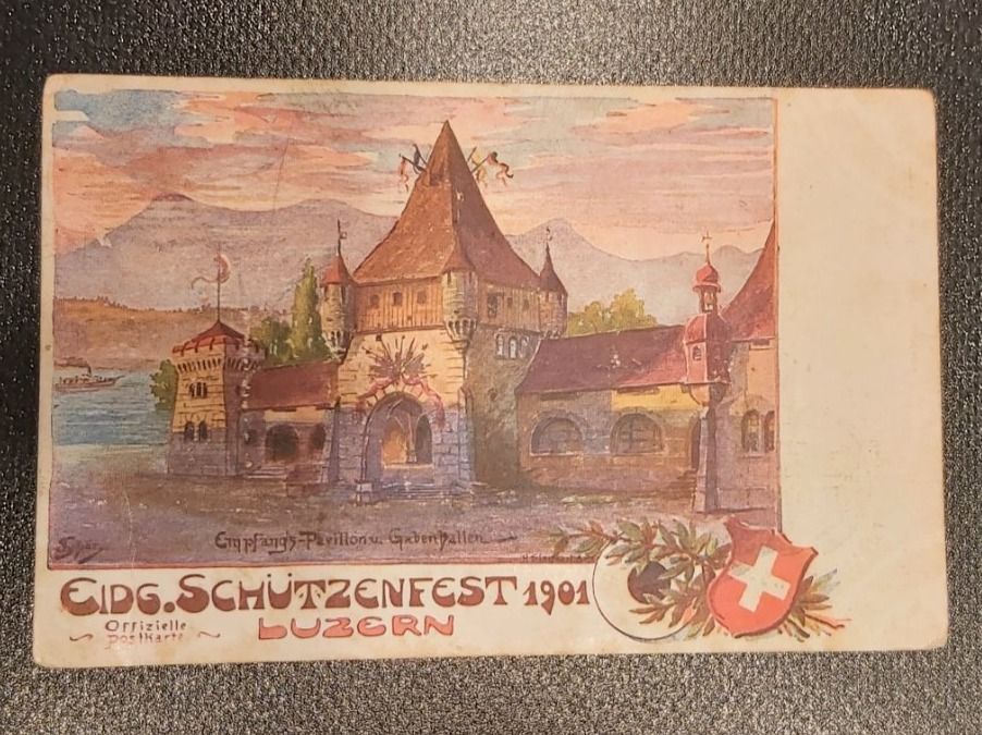 Künstler Karte Luzern Schützenfest 1901 Kaufen auf Ricardo