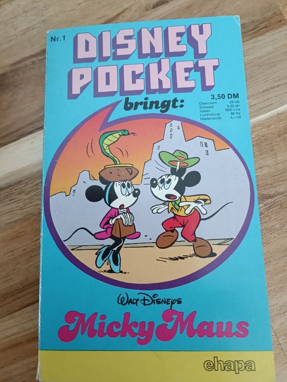 Micky Maus Comic Heft Disney Pocket Nr 1 80er Kaufen Auf Ricardo