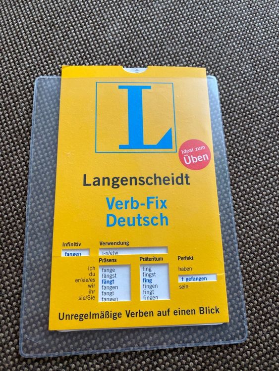 Langenscheidt Verb Fix Deutsch Unregelmässige Verben Kaufen auf Ricardo