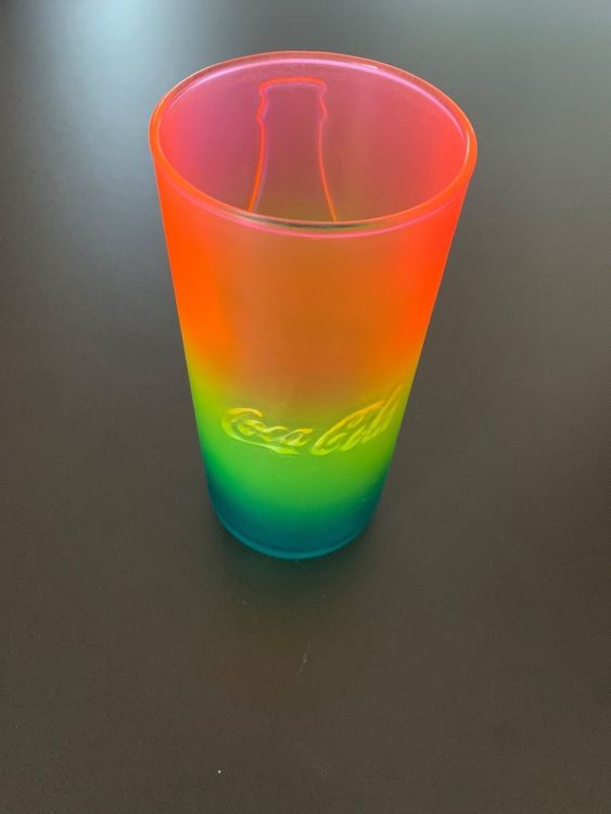 Coca Cola Regenbogen Rainbow Glas Kaufen Auf Ricardo