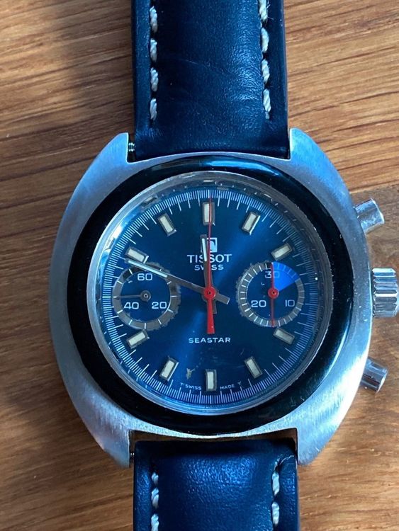 Tissot Seastar Chronograph Valjoux Box Vintage Rar Acheter Sur