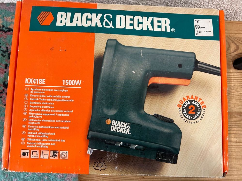 Klammer Gerät Black und Decker Kaufen auf Ricardo