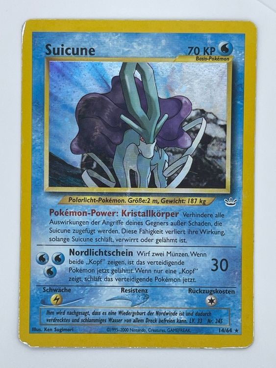 Suicune 14 64 Holo Rare Pokémon Neo Revelation Kaufen auf Ricardo