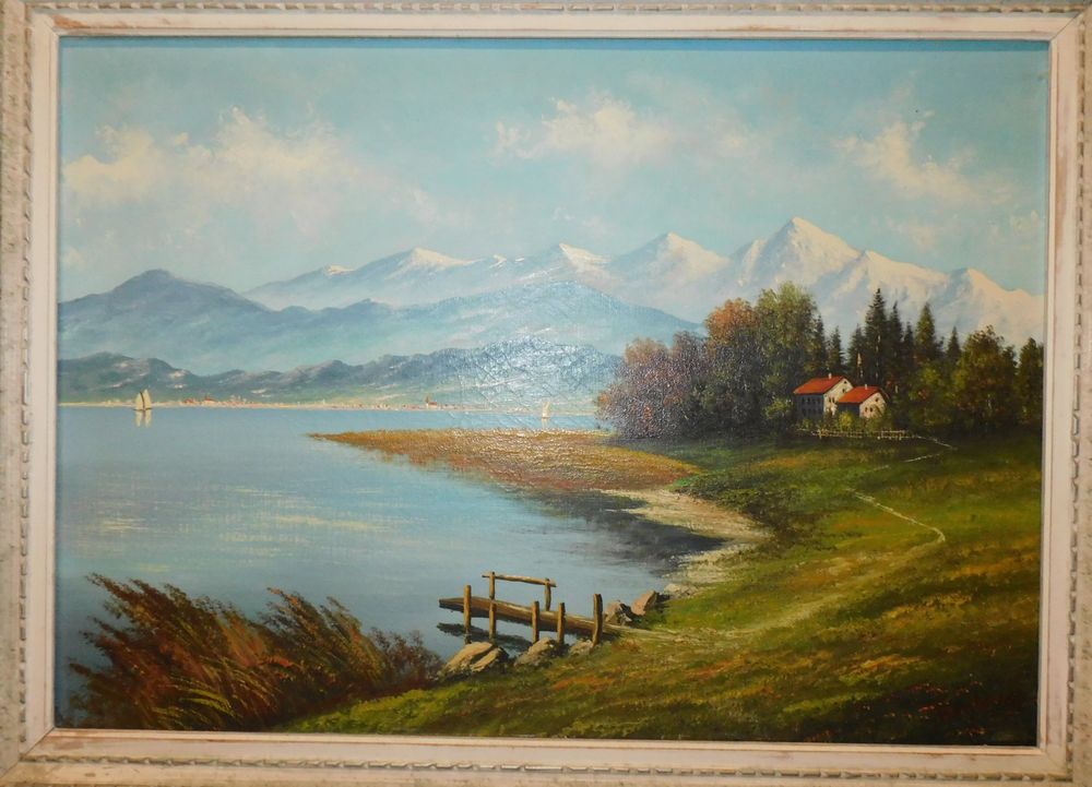 Rausverkauf Kunst Lgem Lde Landschaftsbild Gem Lde Kaufen Auf Ricardo