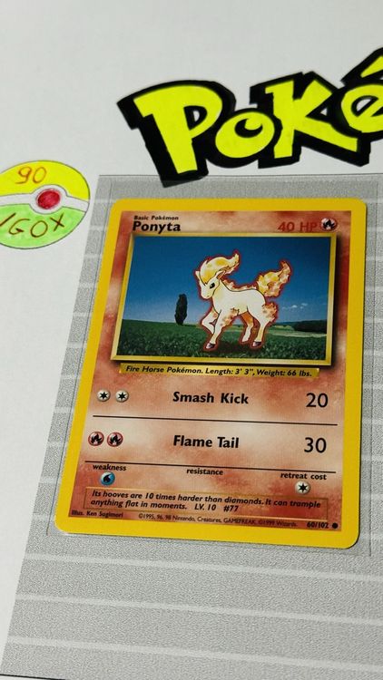 Pokemon Ponyta Set Base En Mint Kaufen Auf Ricardo