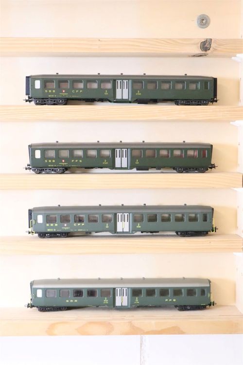 Liliput Sbb X Leichtstahlwagen Set H Ac M Rklin Achsen Kaufen