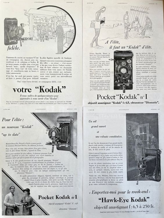 Kodak Alte Werbungen Anciennes Publicit S Kaufen Auf Ricardo