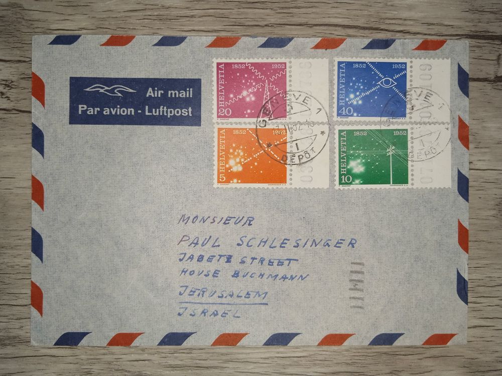 TR15 Enveloppe Timbre Suisse 1952 Kaufen Auf Ricardo