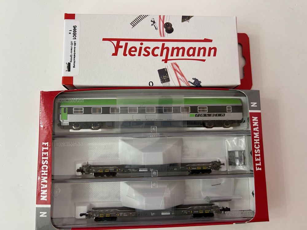 Fleischmann 827112 3 Tlg Set RoLa Ralpin Spur N Kaufen Auf Ricardo