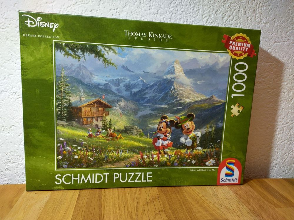 1000er Puzzle Schmidt Kinkade Mickey Minni Mouse Kaufen Auf Ricardo