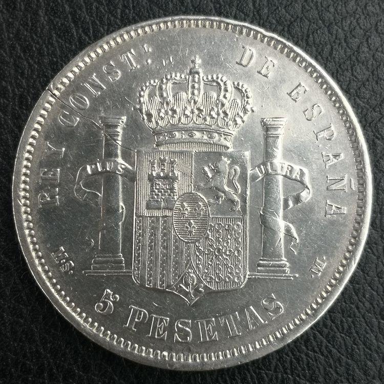 Spanien 5 Pesetas 1885 Silber Kaufen Auf Ricardo