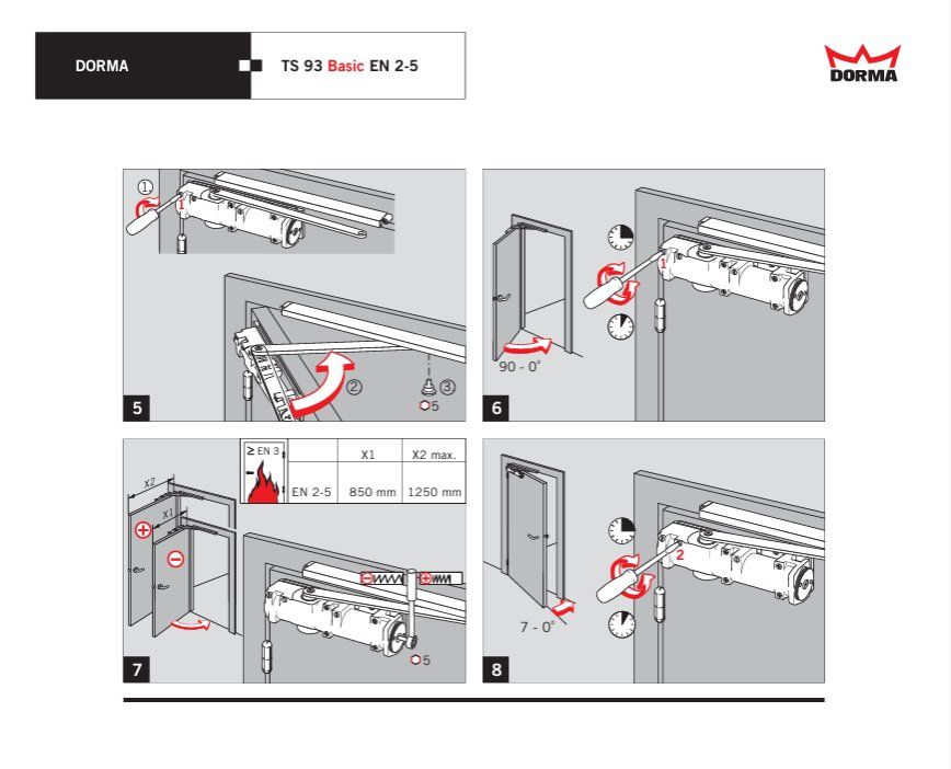 Türschliesser Dorma TS 93 BASIC EN 2 5 Silber Kaufen auf Ricardo