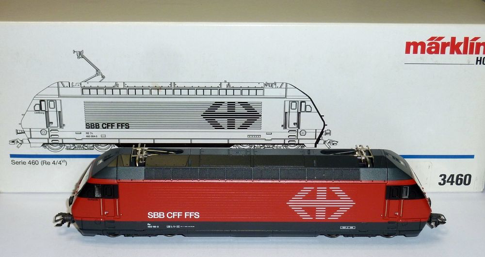 Märklin 3460 Re 460 118 3 Gotthard SBB H0 ANALOG AC WS Kaufen auf