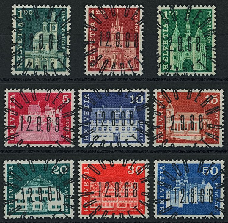 1968 Baudenkmäler III Ersttag Voll Stempel ET Kaufen auf Ricardo