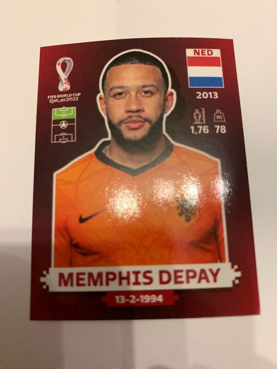 Panini WM 2022 Memphis Depay NED 18 Kaufen Auf Ricardo