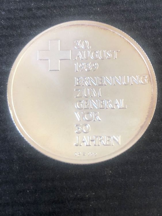 Schweiz Ag Medaille 1969 General Henri Guisan Kaufen Auf Ricardo