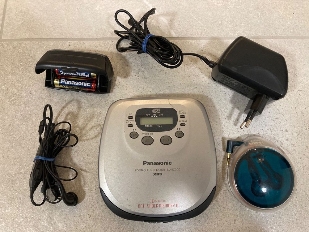 Discman Panasonic SL SX300 Portable CD Player mit Zubehör Kaufen