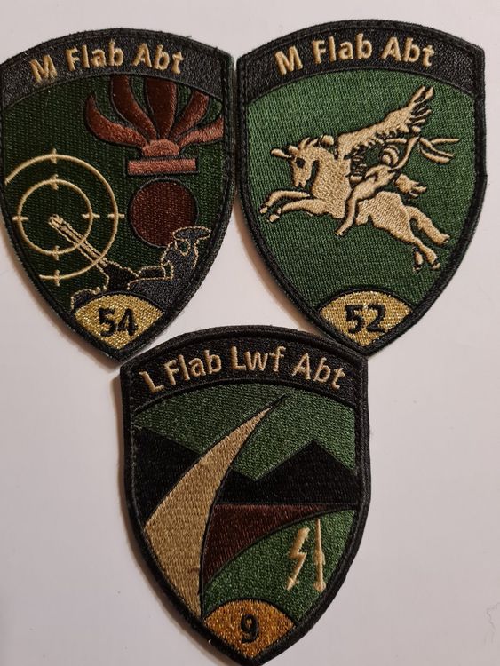 Luftwaffe Abzeichen Trio Badges Stab Gold Klett Kaufen Auf Ricardo