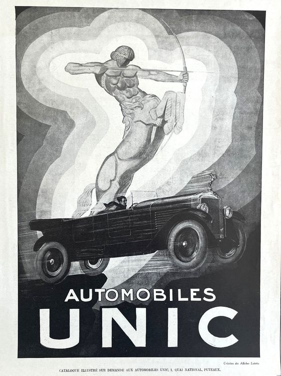 Unic Cars Alte Werbung Publicité 1925 Kaufen auf Ricardo