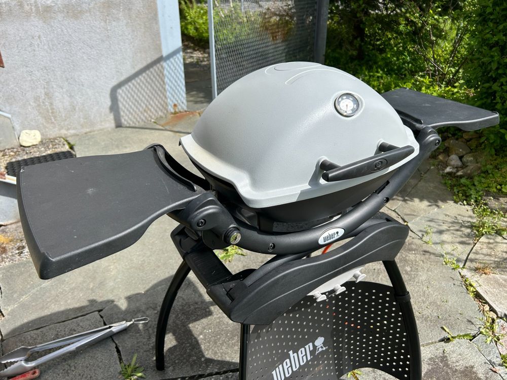 Weber Q Inkl Stand Gasflaschenanschluss Abdeckung Kaufen Auf