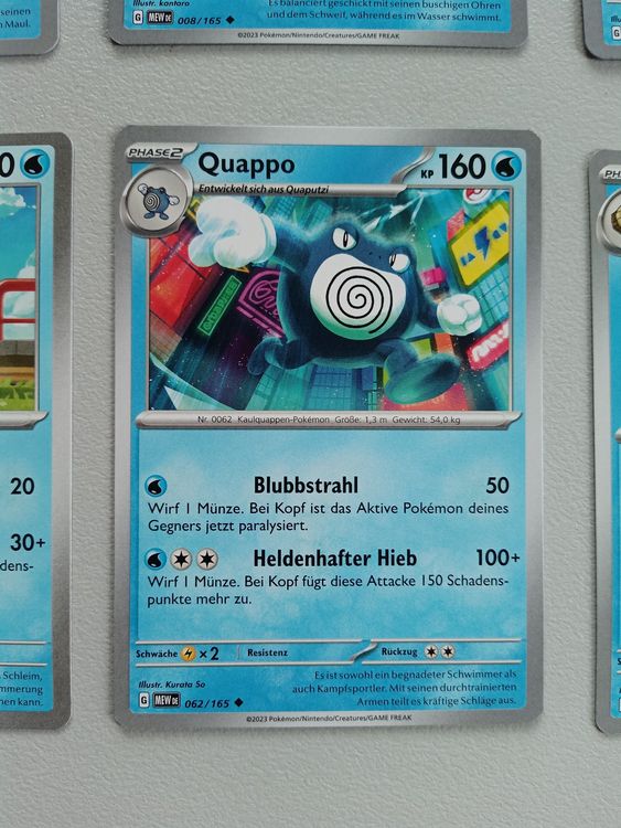 Quappo DEUTSCH Pokemon 151 Mew Kaufen Auf Ricardo